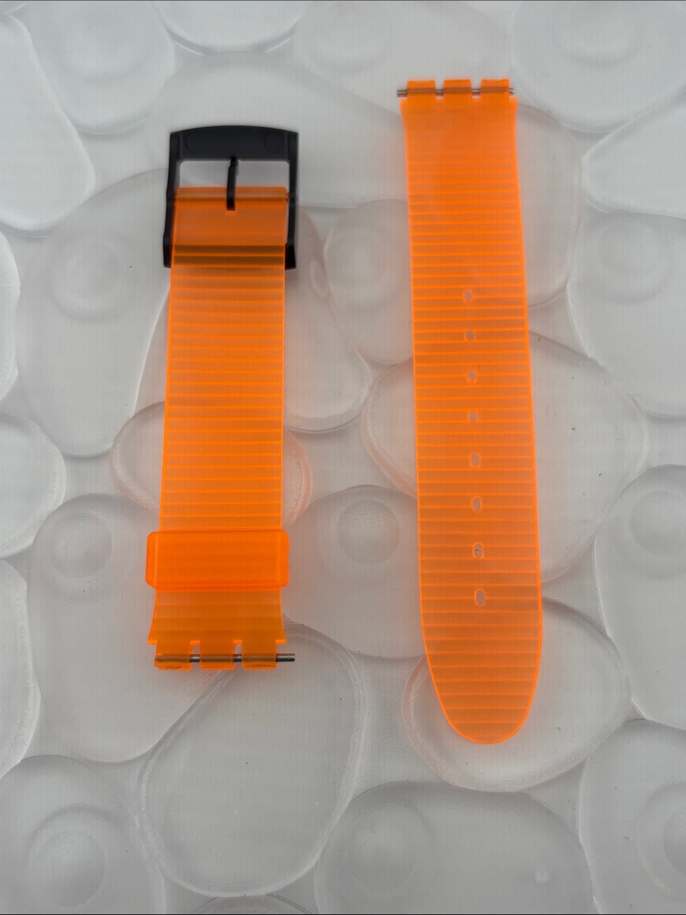 Orange Watch Band (Strap Only) - fits Swatch Gent model - Picture 2 of 2
